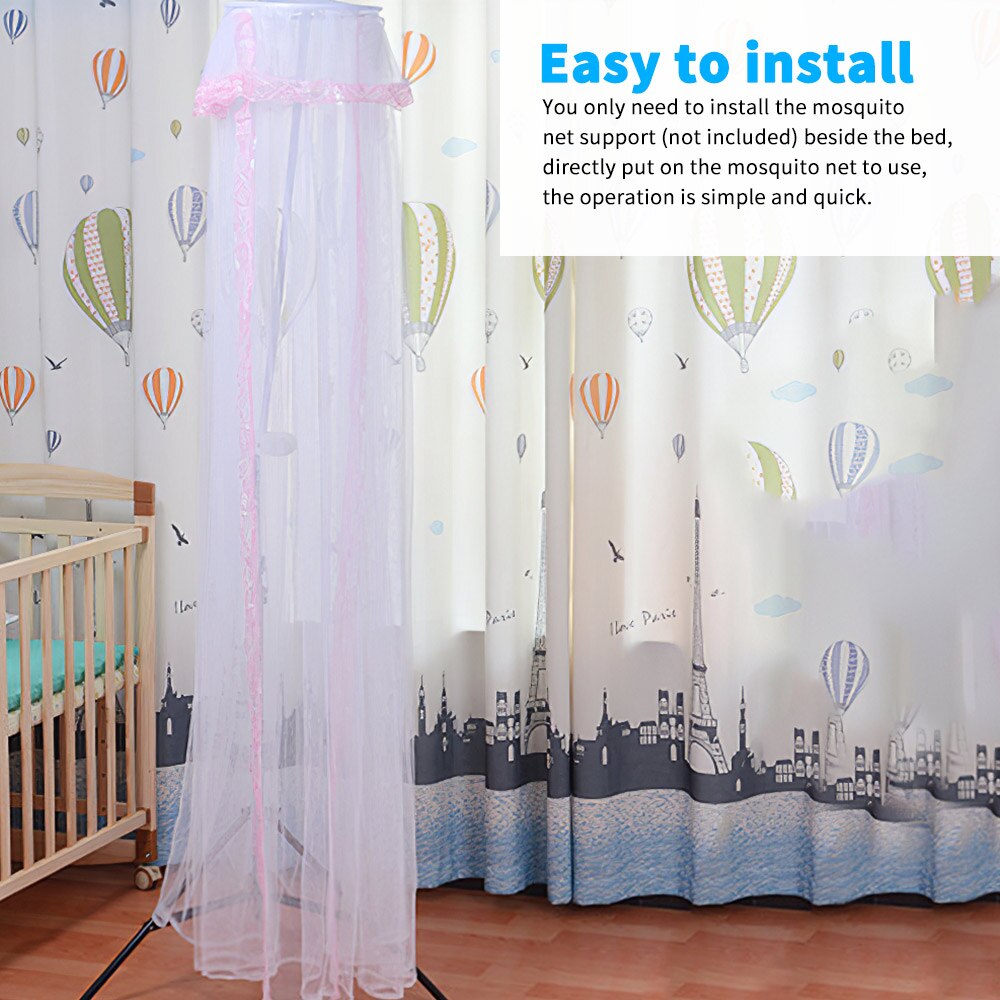 Mosquitera Universal para cuna de bebé, mosquitera plegable para bebé