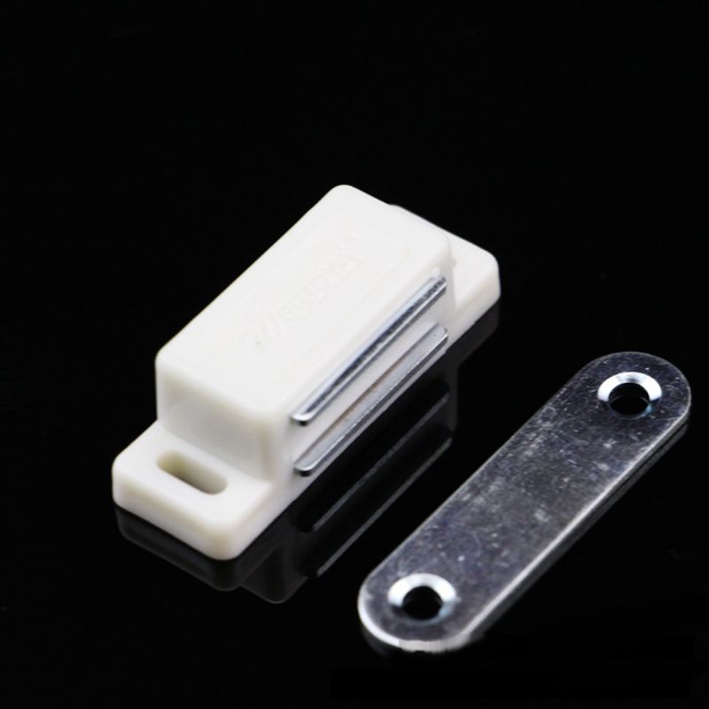 10Pcs Mini Plastic Cabinet Magnetic Catch Lock Latch Door Shutter Stopper Damper for Home Kitchen Furniture Hardware