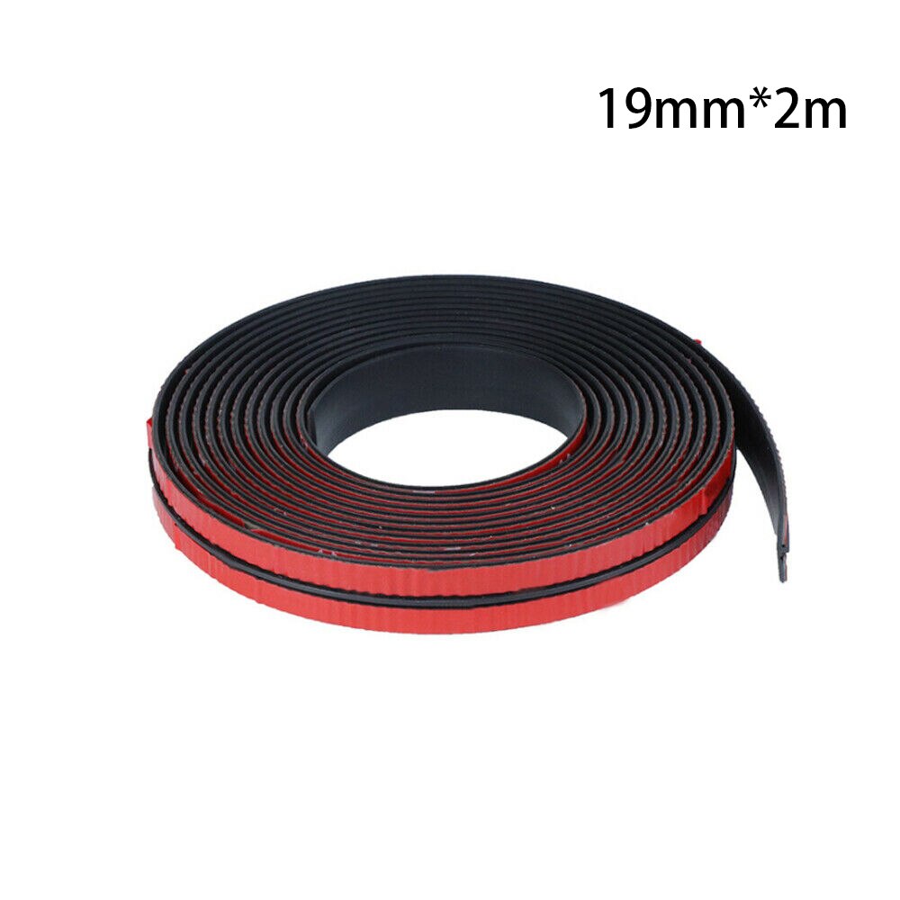 Bilisolering gummiliste til forrude tagtætning støjisolering gummiliste klistermærke 2cm x 2 meter universal: Brun