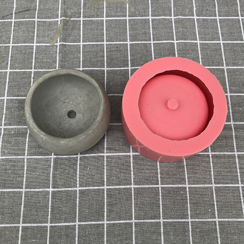Stampi in silicone per vaso stampi per vasi da fiori in cemento piante succulente stampo per vasi 3D fioriera stampo per vasi ciotola stampo per cemento