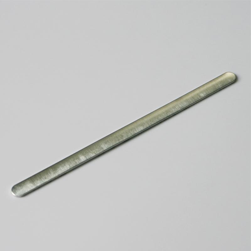 100/200 stk flat aluminiumstråd aluminium nesebro stripe gjør-det-selv-tilbehør håndverk å lage metallstrimmel dobbeltsidig tape syverktøy