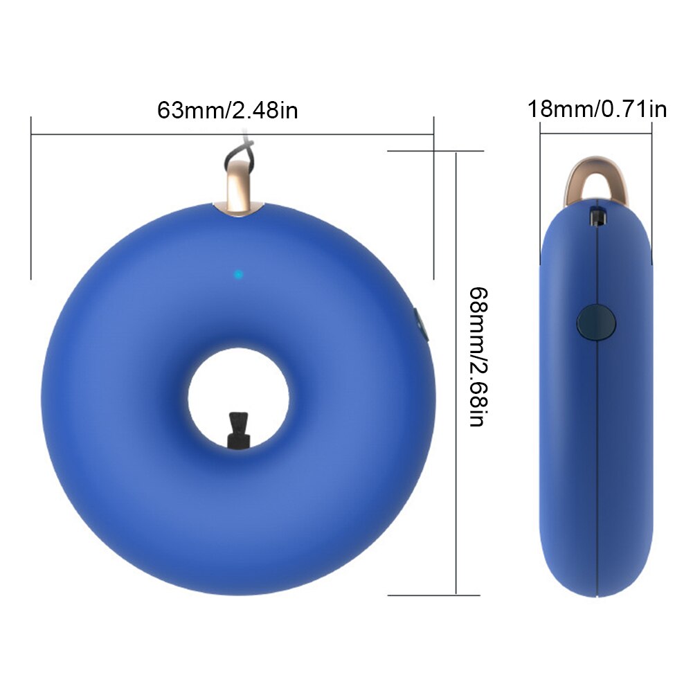 Portable Air Purifier Mini Neck Hanging Negative Ion Air Cleaner Wearable Air Purifier for Kids Adults Fast
