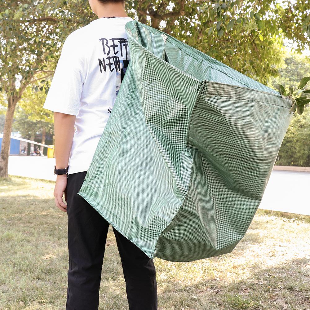58 x 58 x 2cm genanvendelige haveposer gårdsaffaldspose havearbejde papirkurven græsplæntaske