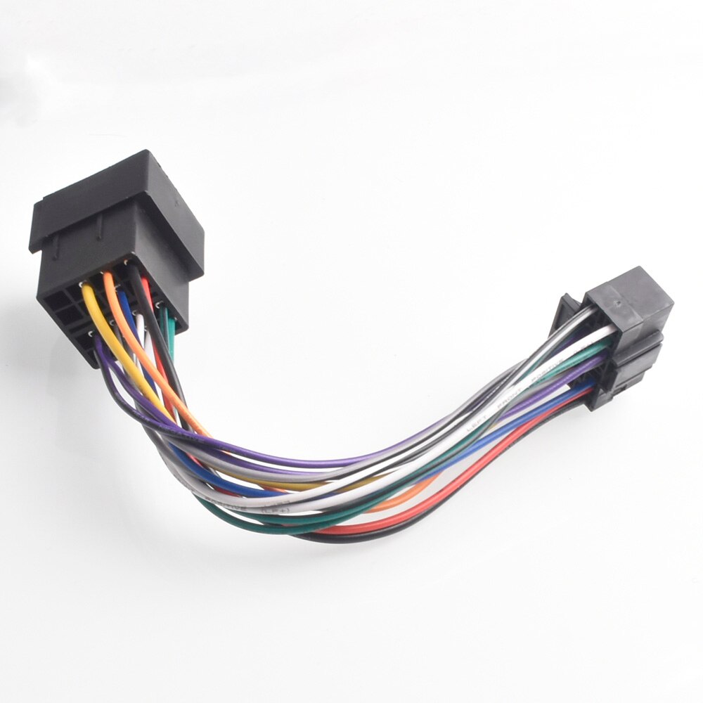 Arnés de Radio estéreo para coche, accesorio ISO de 16 pines para Sony Radio a ISO, enchufe de reproducción, adaptador automático, Conector de arnés de cableado