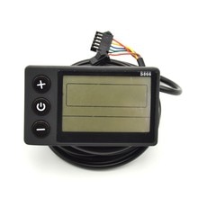 Multi-Function Electric Bicycle Mountain Bike E-Bike 24V 36V 48V 60V S866 LCD Liquid Crystal Instrument Display Panel ABS Shell