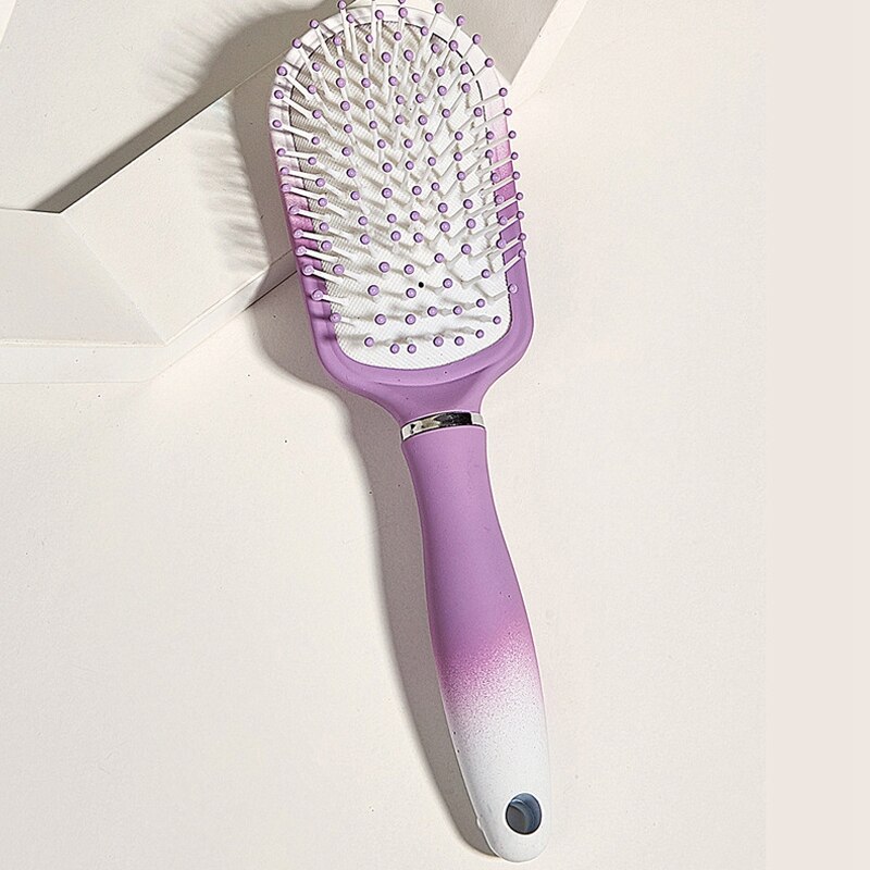 Haar Styling Glad Haar Kam Massage Kam Multifunctionele Luchtkussen Kam Paars Gradiënt Airbag Curling Kam: Default Title