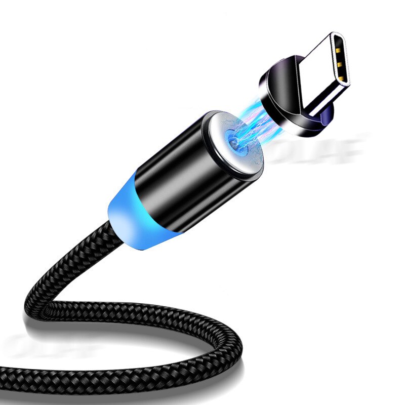 Magnetyczny wtyk kablowy klips do kabla IPhone Micro USB typ C przenośny schowek magnes Adapter złącze silikonowy pojemnik: Type-C