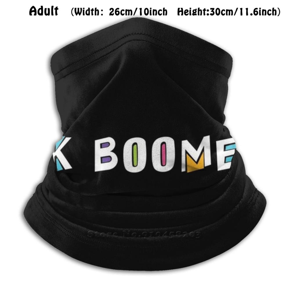 Ok Boomer Scarf Neck Gaiter Warmer Headwear Cycling Mask Ok Boomer Generation Z Colorful Ok Boomer Ok Boomer Ok Boomer Snapchat: Adult