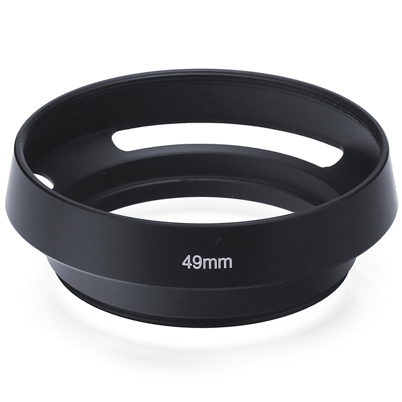 Camera lens hood para sony RX1 RX1R RX1RII II lente de 49mm