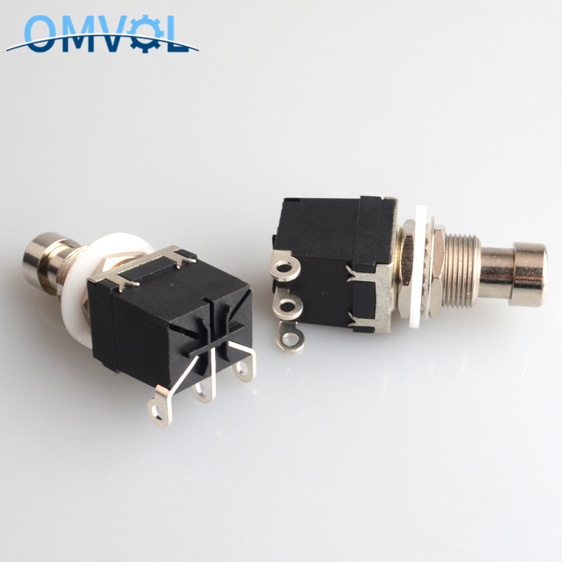 1PC Latching type maintained SPDT Guitar Effects Stompbox Foot Pedal Switch True Bypass guitar switch