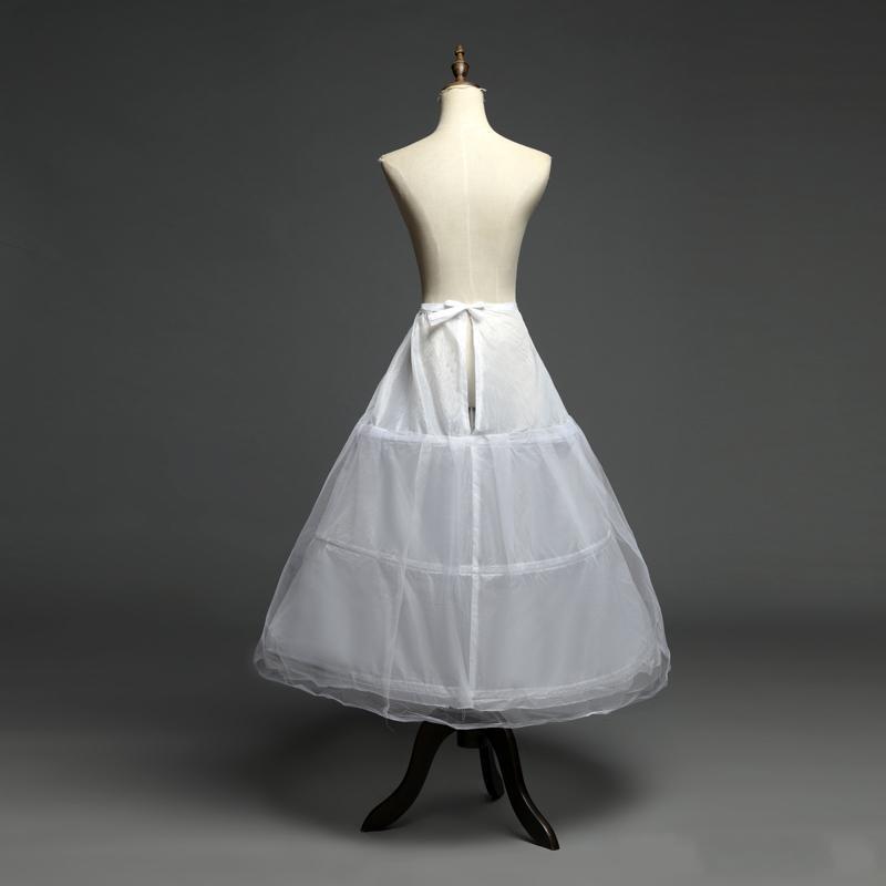 En Stock 3 cerceaux jupons pour robe de mariée accessoires de mariage Crinoline pas cher sous-jupe pour robe de bal