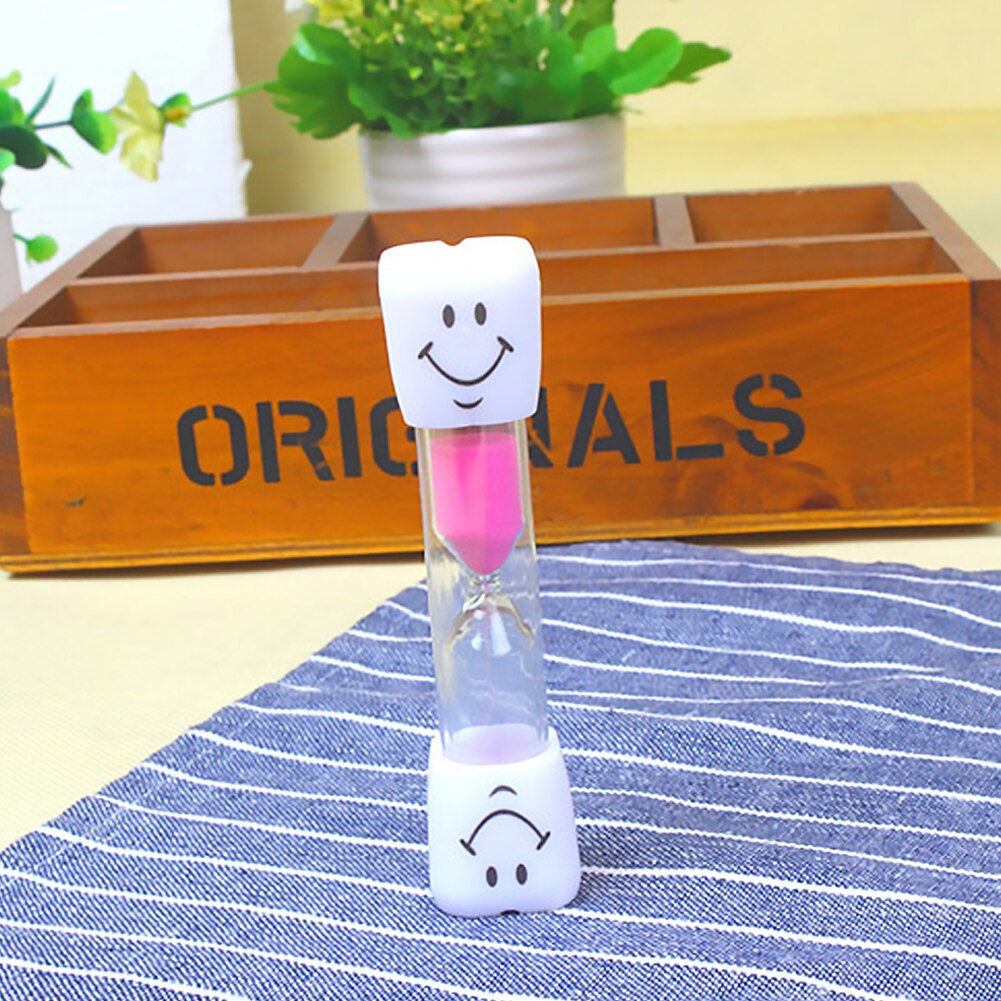 Smiling Face Hourglass Toothbrush 2-3 Minute Timer For Cooking Sandy Clock Brushing-Teeth Timer Sandglass Children Kids