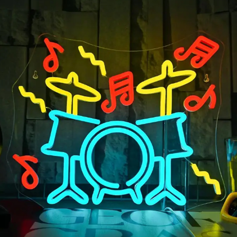 Enseigne au néon LED Jazz Saxophone, lumières à intensité variable, musique en direct, décoration murale, enseignes d'art, décoration de chambre, studio, bar, club, fête: Rouge