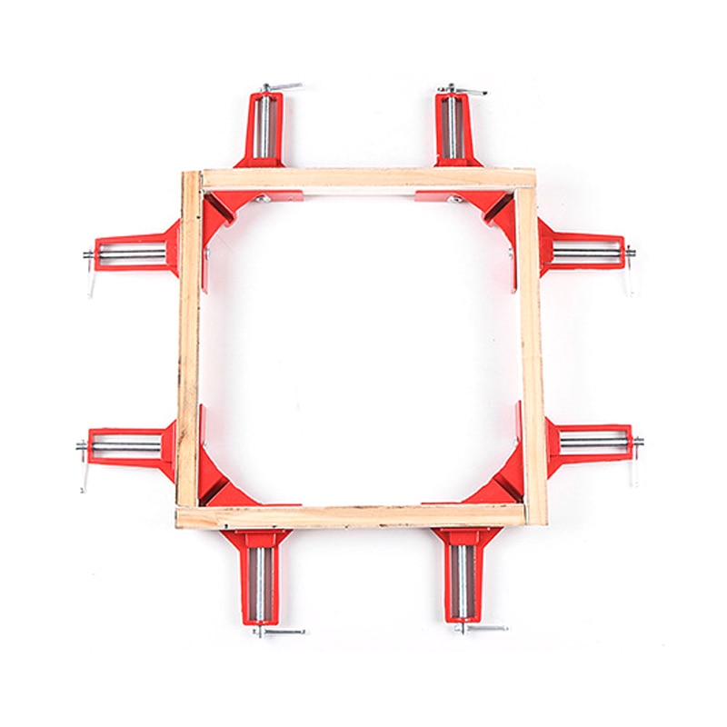 Multifunction 4 Inch 90 Degree Right Clip Picture Frame Corner Clamp 100mm Clamps Corner Holder Woodworking Hand Tool