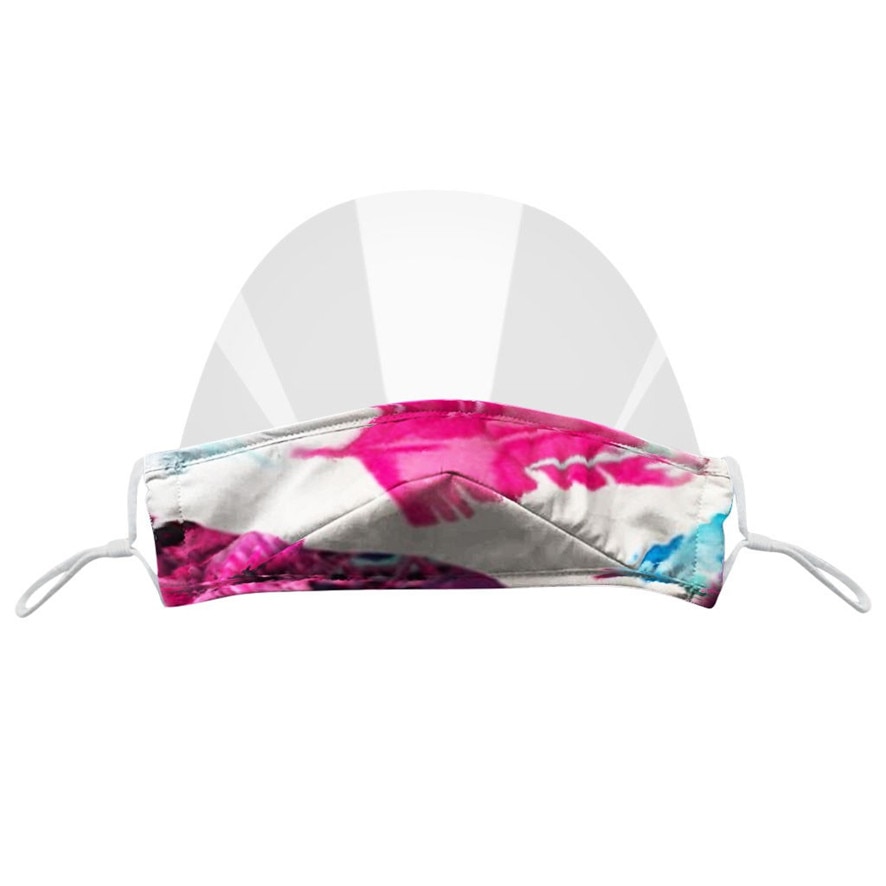 Adult Lip Language Visual Transparent Printed PVC Safety Faces Shields Screen Spare Visors For Camouflage Faces Protection