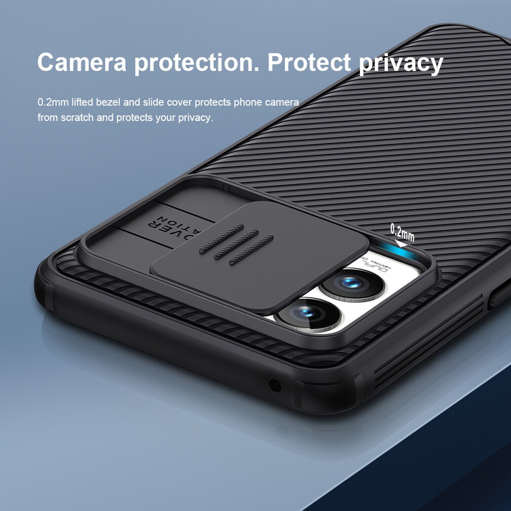 Voor OPPO Realme GT 2 Pro Case Nillkin Camshield Pro Sliding Lens Shell Camera Beschermhoes Voor Realme GT 2 Pro Telefoon Cover