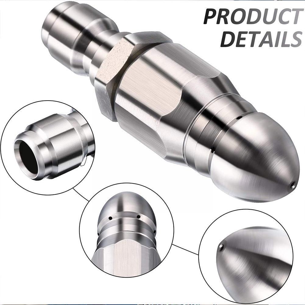 Gardening High-pressure Nozzle Water Rat Pipe Cleaning Dredge Nozzle Cleaning Pipe Nozzle Sewage G1e5