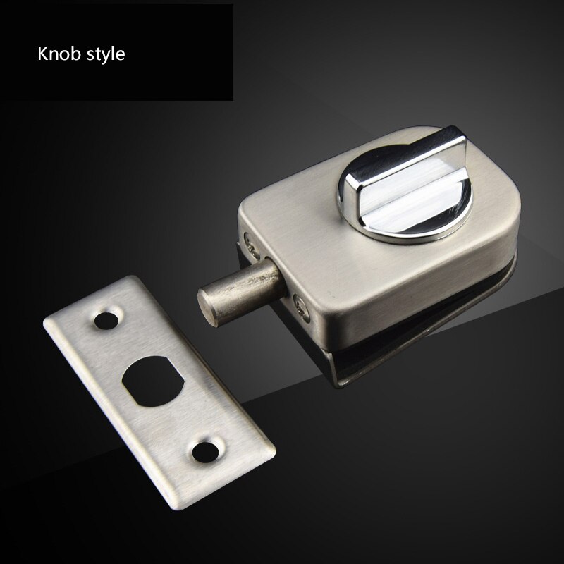 Special Office Lock Accessories For Floor Latch of Glass Door Access Control System: Knob style