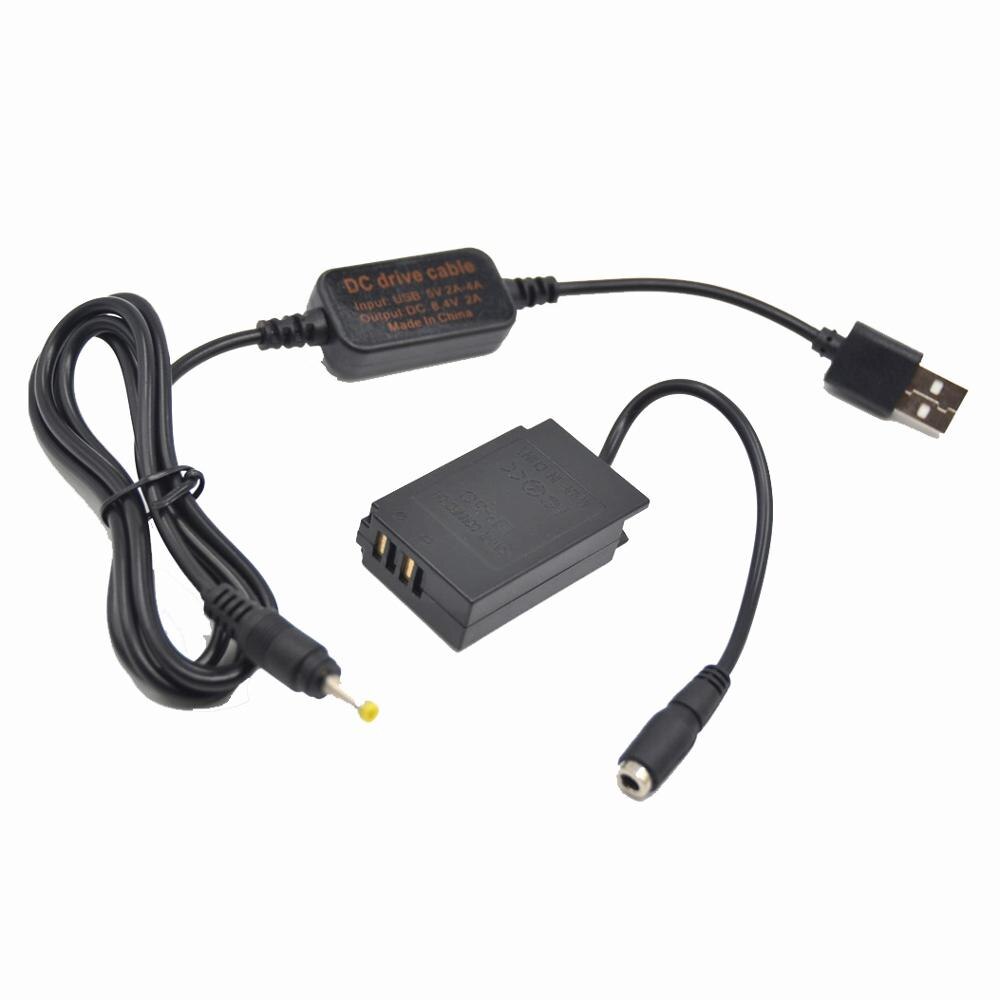 Eh5 eh5a mobil powerbank-oplader usb-kabel + ep -5c dc-kobling en -el20 dummy-batteri til nikon 1 j 1 1 j 2 1 j 3 1 s 1 1 aw 1 1 v 3