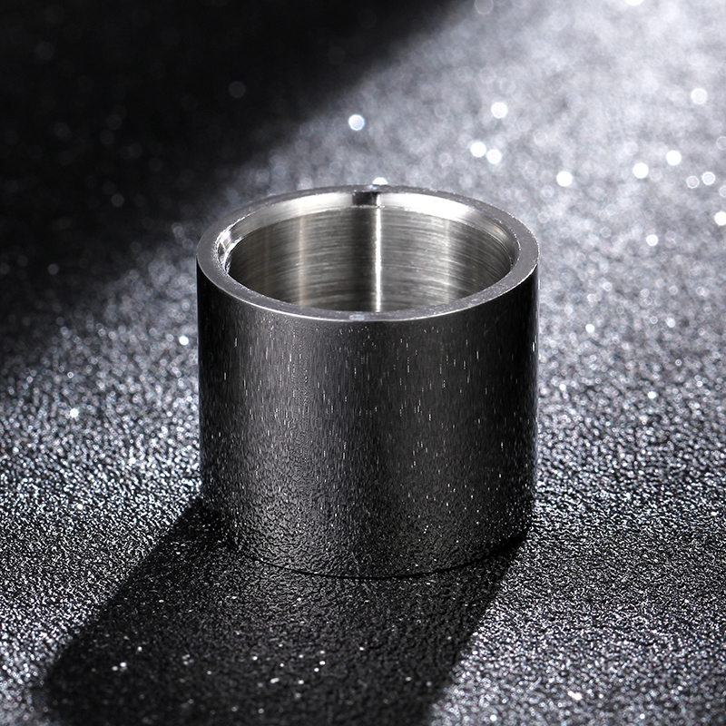 4mm 6mm 8mm szerokie pierścienie ze stali nierdzewnej o wysokim połysku, klasyczne i hojne dla mężczyzn i kobiet, biżuteria pierścionkowa