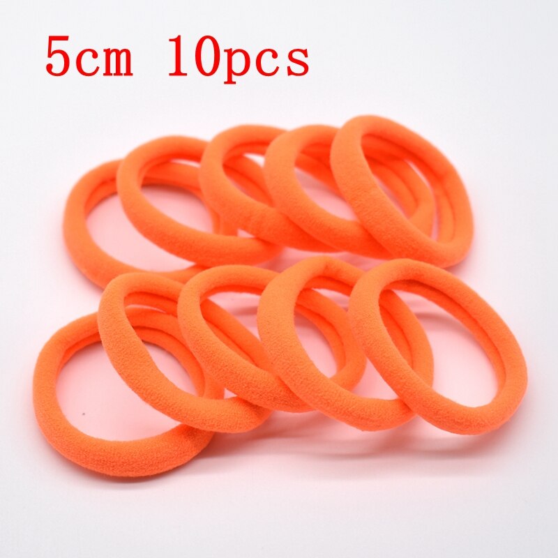 Nuovo 100 pz/lotto Le Ragazze di Colori Della Caramella di Nylon 3 CENTIMETRI di Gomma Bande di Sicurezza Dei Bambini Fasce Elastiche Dei Capelli Coda di Cavallo Titolare Dei Capelli Dei Bambini accessori: 8