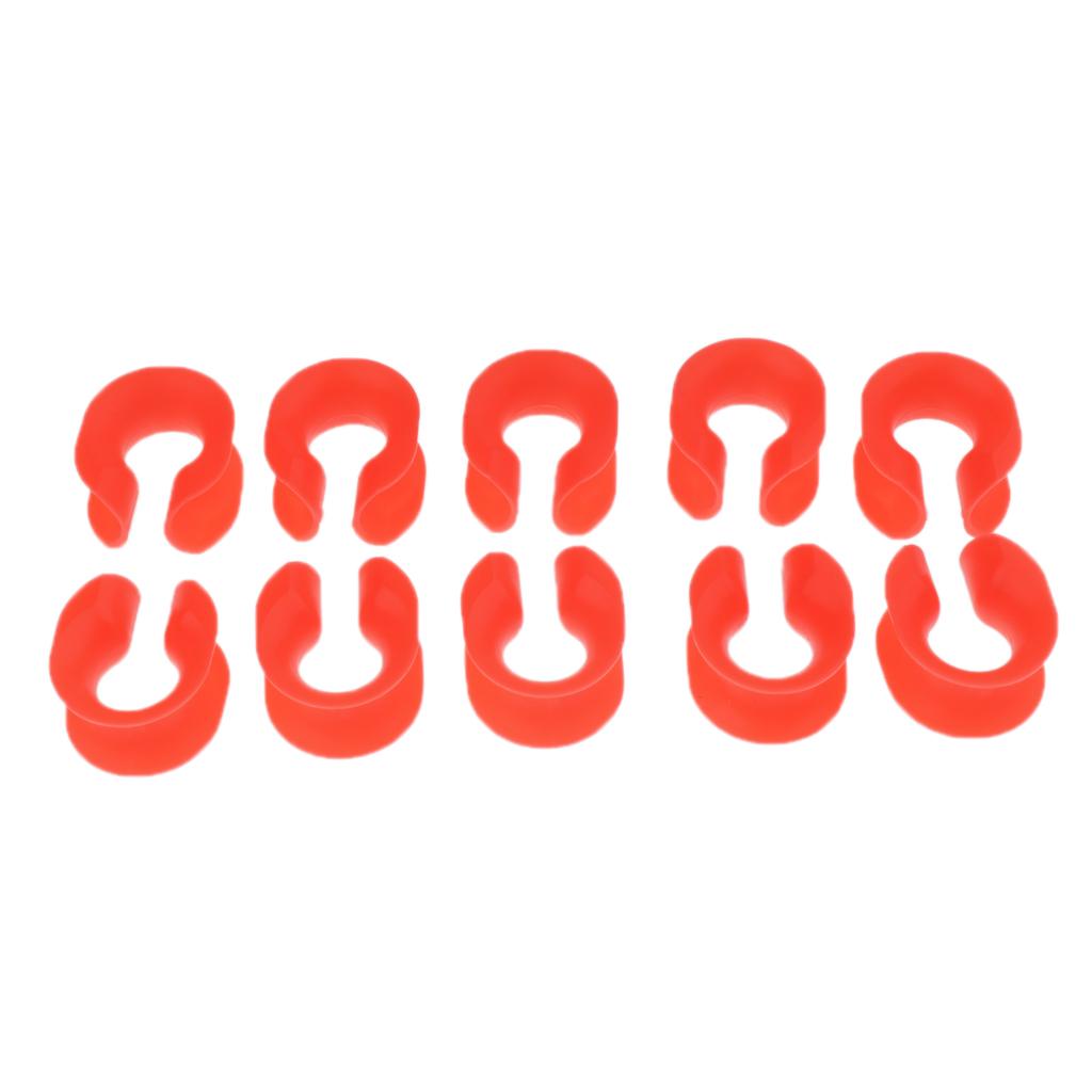 10 peças protetor de manga de corda de escalada acessórios de dedais para serviço de treinamento de escalada