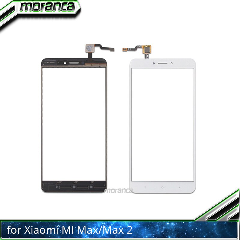 6.44 "Max2 berühren Tafel für Xiaomi Mi MAX 2 Touchscreen Digitizer Vorderseite Glas Tafel Sensor Vorderseite Objektiv Schwarz weiß Gold