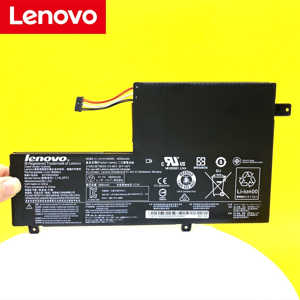 Lenovo Originele Laptop Batterij Voor Lenovo Yoga 510 510-14IKB 510-14ISK 510-15IKB 510-15ISK 5B10K8449 L15C3PB1