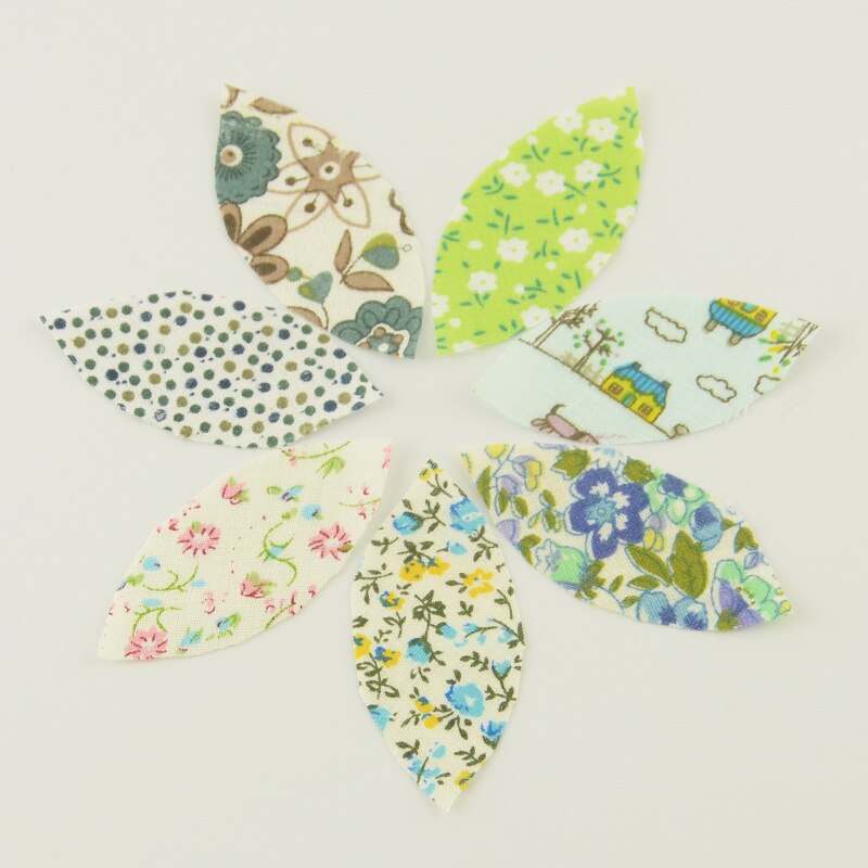 Leaf Precut Cotton Patchwork Fabric Charm Pack Quilting Fabrics Random 100 pcs/lot 50 Designs 6.5CMx6.5CM Telas