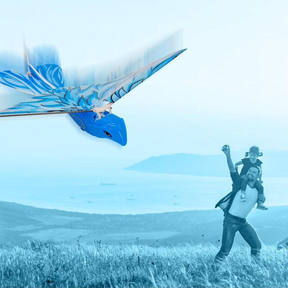 Remote Control Simulation Flying Bird 2.4G Remote Control Airplane Hand Throwing Flying Educational Toy