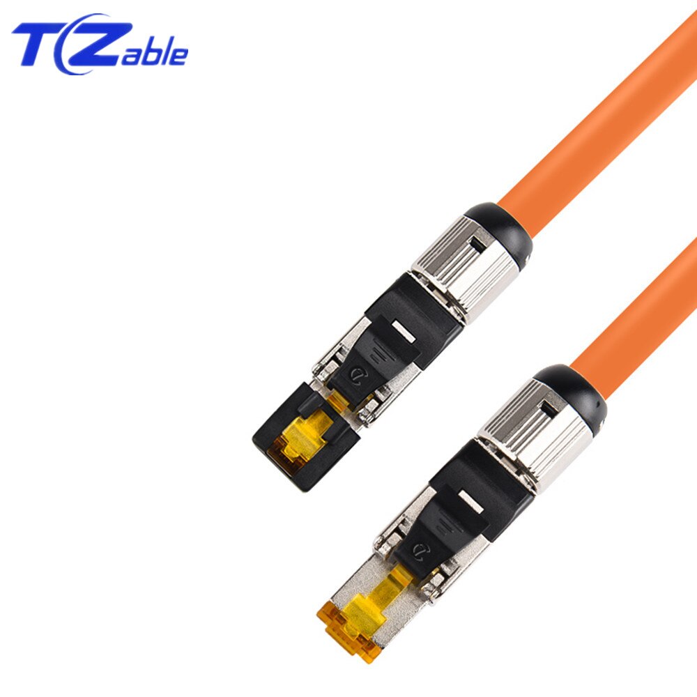 Ethernet Cat6A Cat7 Cat8 connettore RJ45 10G 600MHz spina di rete adattatore RJ45 schermato 8p8c connettore cavi per Computer