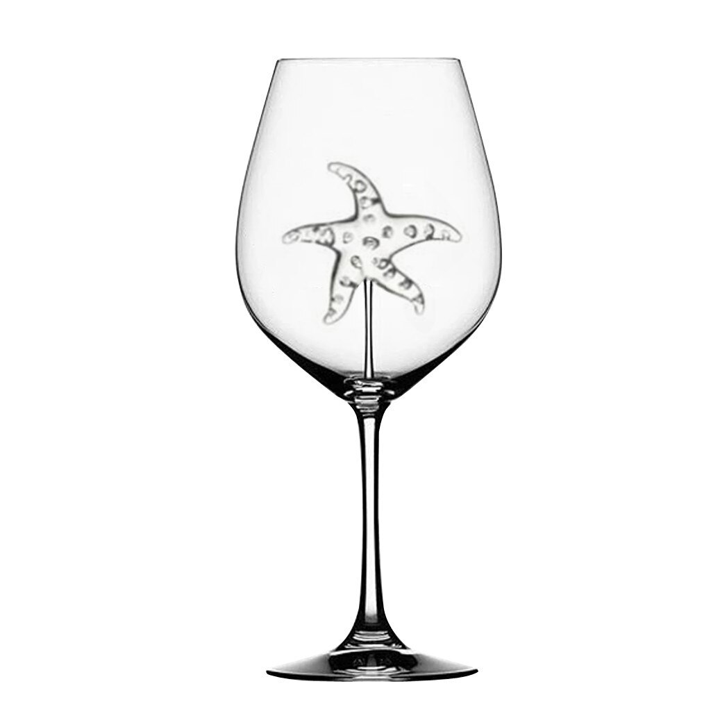 Thuis Glazen Beker De Originele Shark Rode Wijn Glas Wijn Fles Crystal Voor Party Fluiten Glas Creatieve 300ml Capaciteit: Sea Star