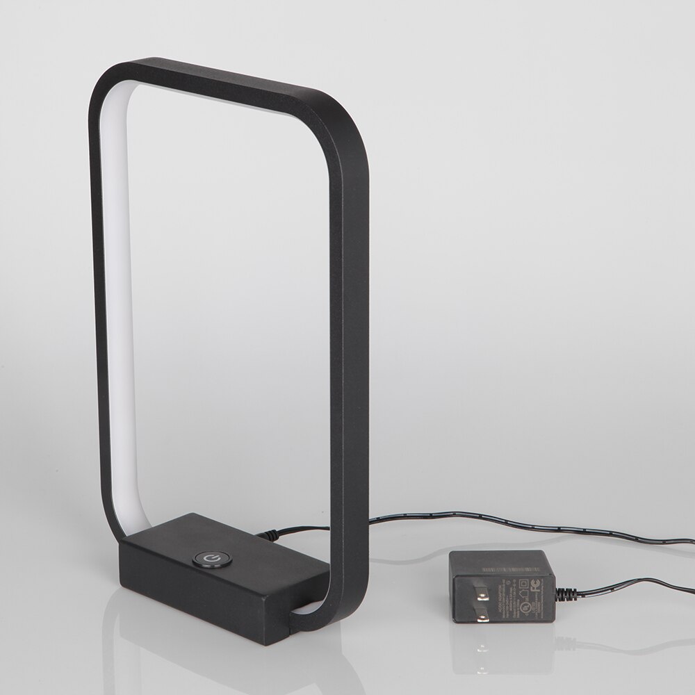Lampe tactile carrée moderne, à intensité réglable, pour chambre à coucher, protection des yeux, lecture, décoration de la Table de chevet, modèle LED