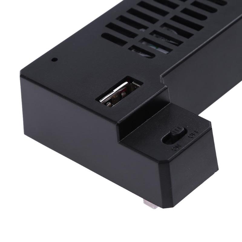 Schwarzer neuester kühlerlüfter 5v 1a usb-anschlüsse externer 3-- lüfter-lüfter für xbox one x für spielekonsole
