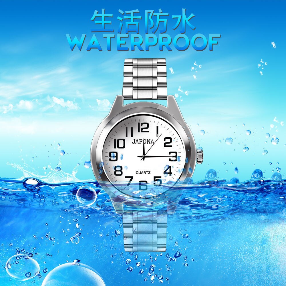 Montre électronique étanche pour hommes, bracelet élastique, ancienne montre pour femme, à l'ancienne, pour épreuve de mots