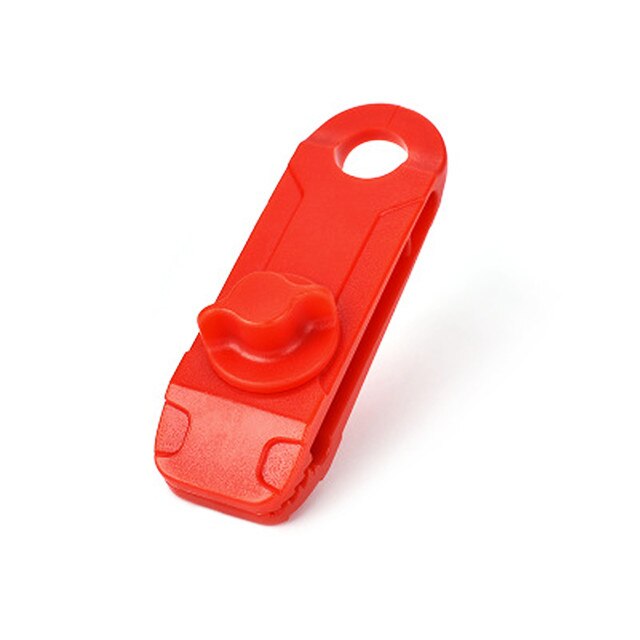 Clips de lona de alta resistencia, abrazadera de agarre de bloqueo, Clip de cable para toldo, sujetadores de tienda de piscina, soporte de Clips de alta resistencia, abrazadera de cubierta de protección de ráfaga: Rojo
