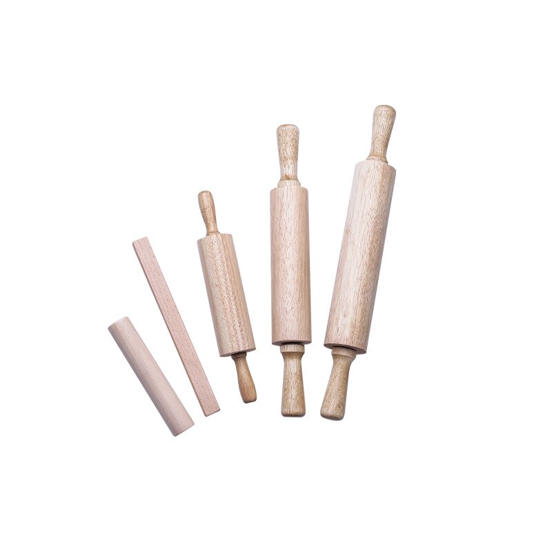 Rolling Pin Gummi Holz, Professionelle Pastry Dough Roller, 3 Verschiedene Größe, Backen werkzeuge