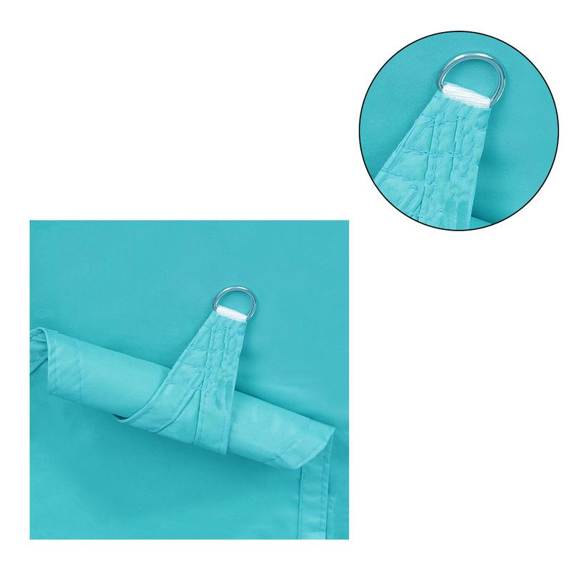 Toldo triangular de 2x2x2 metros, refugio solar, sombrilla de protección para exteriores, dosel para jardín, Patio, piscina, sombra Oxford, toldo de vela para Camping: Blue