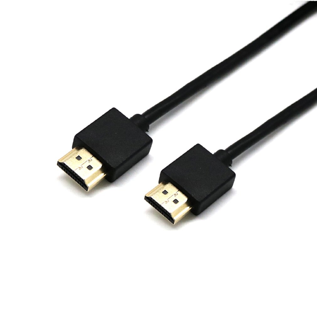 Black Ultra Slim Thin HDMI Cable For Bluray DVD PS3 HDTV XBOX LCD HD TV PC 1080P