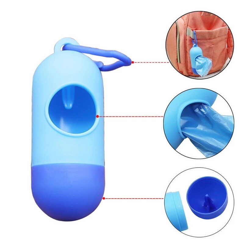 Pet Poop Bag Dispenser Garbage Rack Trash Can Dispenser Garbage Cleaning Supplies Fast