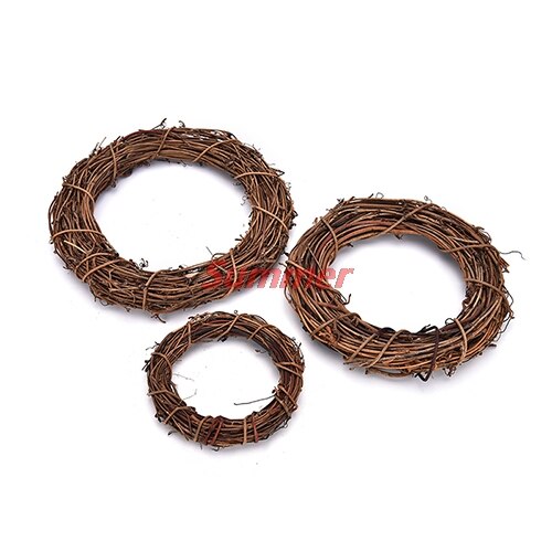 10Cm/15Cm/20Cm Bruiloft Decoratie Kerst Rotan Krans Krans Deur Opknoping Decoratie Jaar