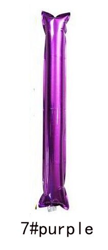 Claquette gonflable brillante pour tennis | Bâtonnets pour sport, rencontre football, basket-ball, tennis, match de natation, événement Wh: 7 purple