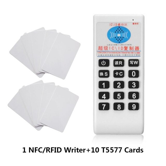 RFID Handheld Reader 125Khz-13.56MHZ Copier Duplicator Cloner RFID NFC ID/IC Card Reader &amp; Writer Cards Reader Writer: style a