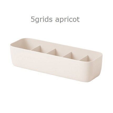 1 pc Multi-size Ondergoed Organisator Storage Drawer Closet Organisatoren Dozen Voor Slips Sokken Opbergdozen: apricot 5