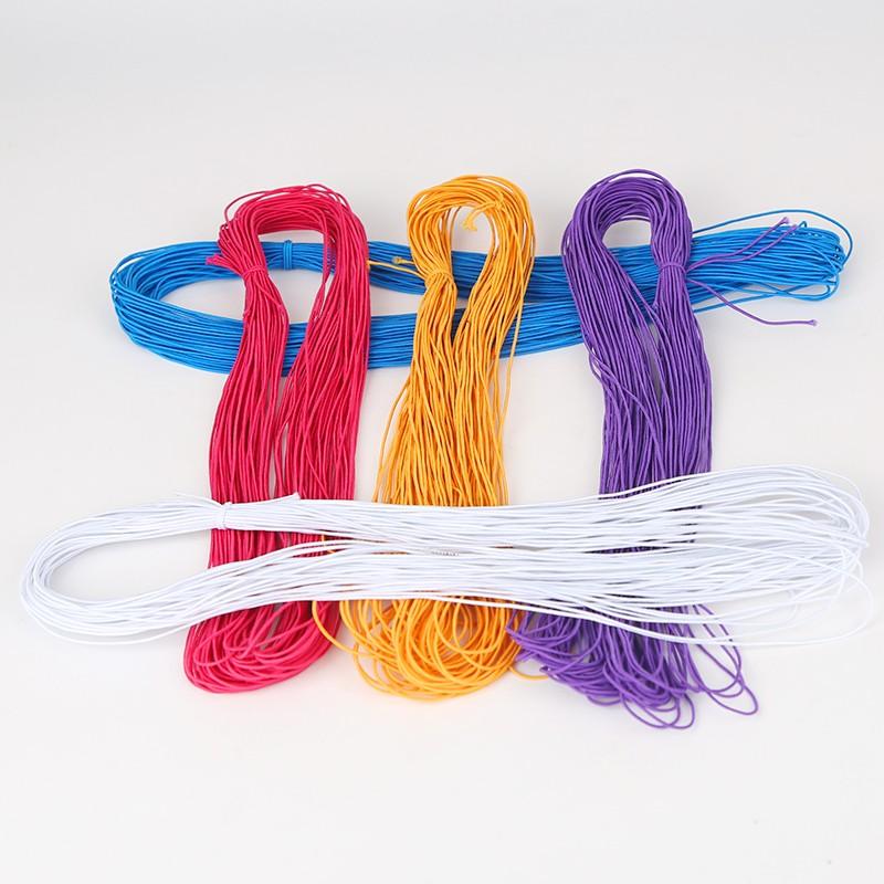 0.5mm breedte Elastische koorden ultrafijne Lijn Rubberen Band voor Ondergoed Naaien Accessoire Sieraden Armbanden Kralen DIY Craft Supply