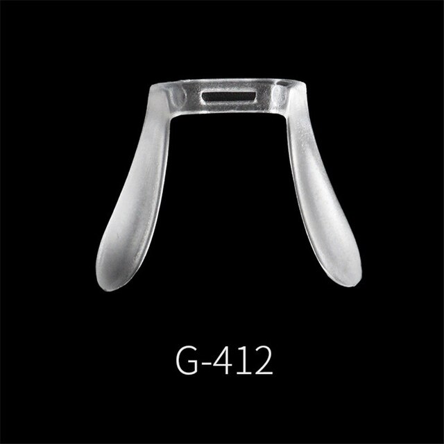 Coussinet nasal antidérapant en forme de U pour lunettes, 5 pièces/ensemble Silicone, accessoires pour lunettes de soleil, nouveauté: C