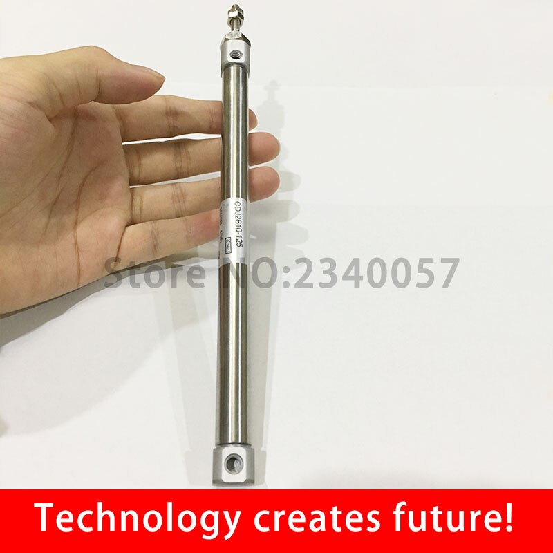 Miniature stainless steel mini cylinder double pneumatic cylinder CDJ2B10-100/125/150/175/200-B 10mm Bore