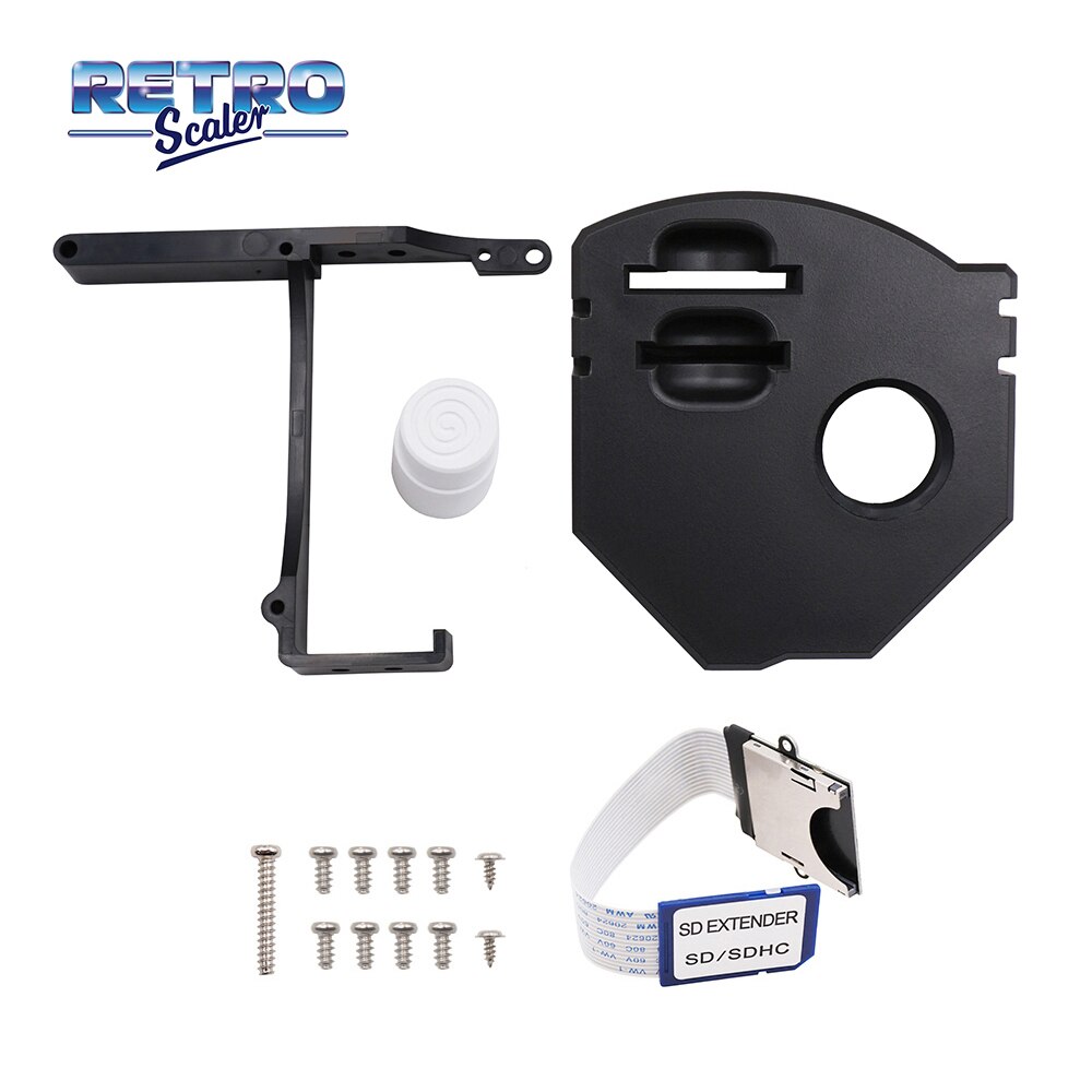 Rétroscaler Kit de montage de carte SD à distance GDEMU l'adaptateur d'extension pour SEGA Dreamcast: Black2