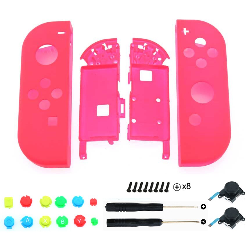 JCD For Nitend switch JoyCon Controller Plastic Housing Shell Case for NS NX Joy Con Cover Repair Parts: JJ