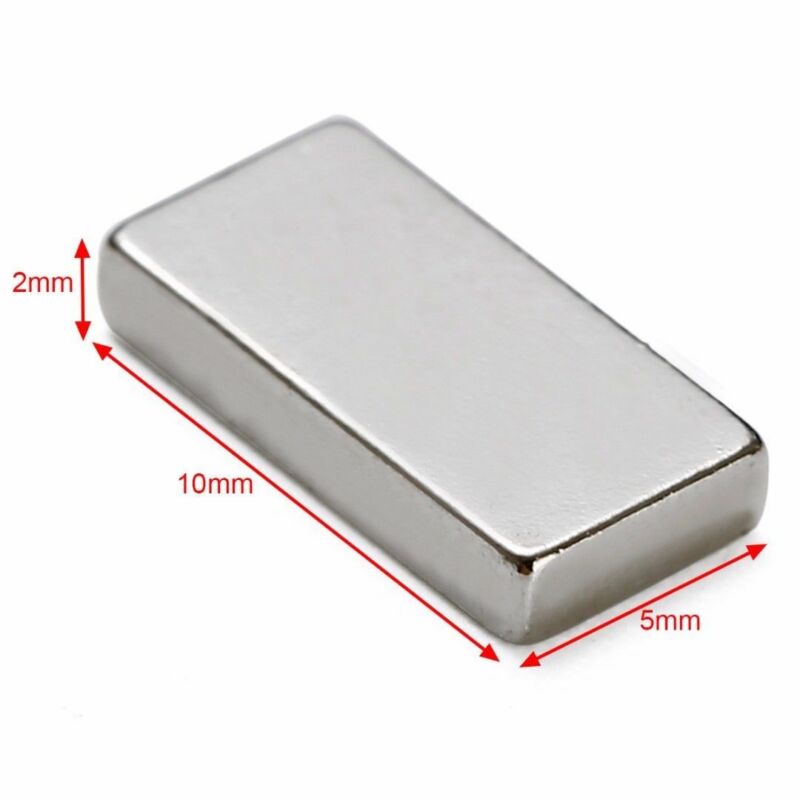 10pcs Rectangular magnets 10x5x2 Super Strong Neodymium magnet rare earth neodymium magnets